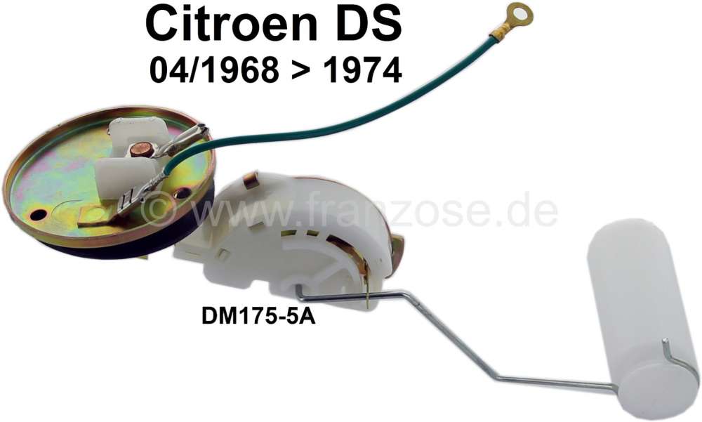 Citroen-DS-11CV-HY - Fuel sender, suitable for Citroen DS, Installed starting from year of construction 04/1968
