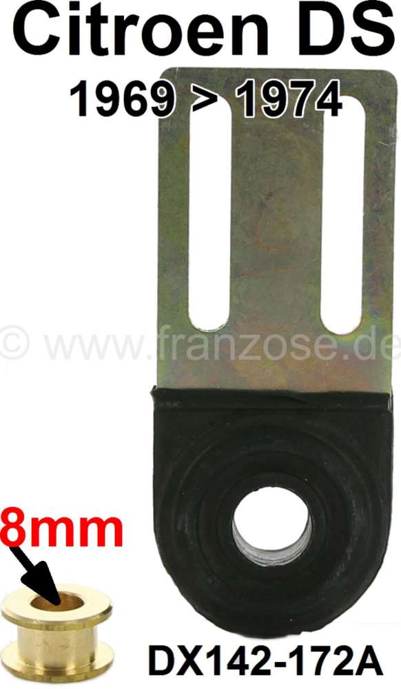 Citroen-DS-11CV-HY - Throttle linkage bearing in the engine compartment (at the front wall). Suitable for Citro