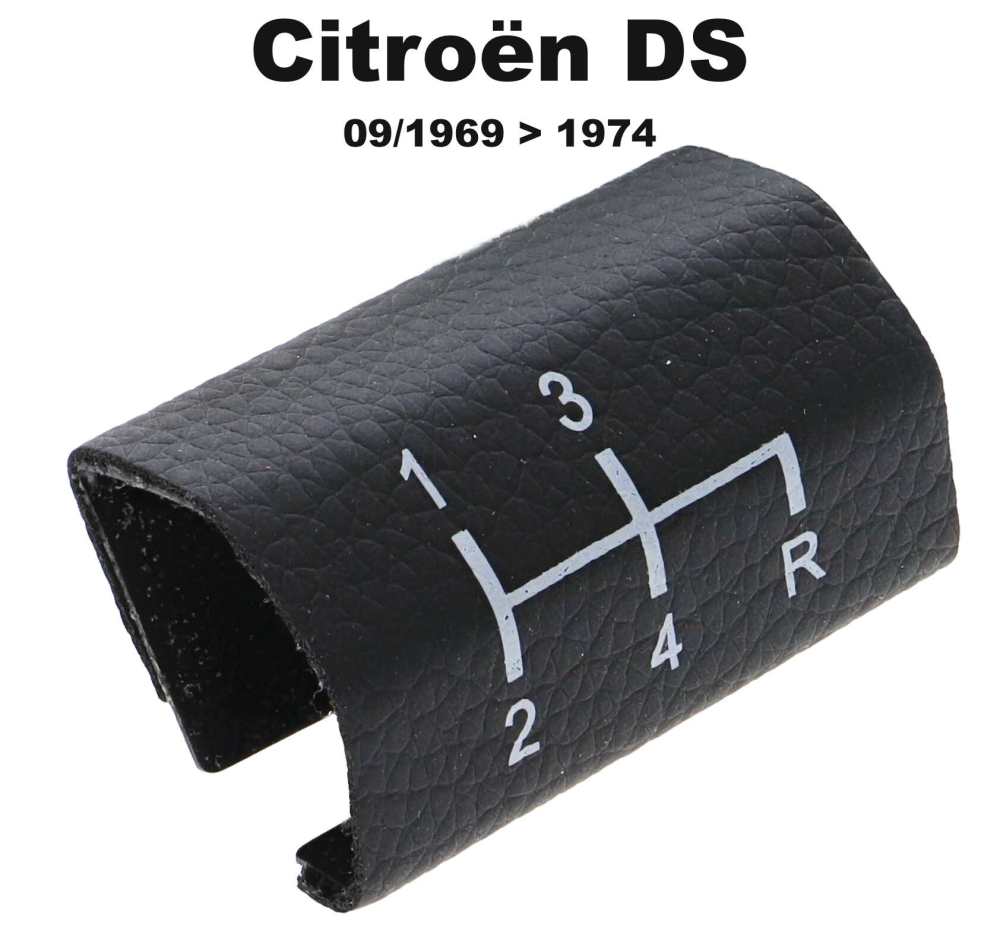 Citroen-DS-11CV-HY - 4-speed gearshift diagram. This is the connector at the bottom of the dashboard with the g