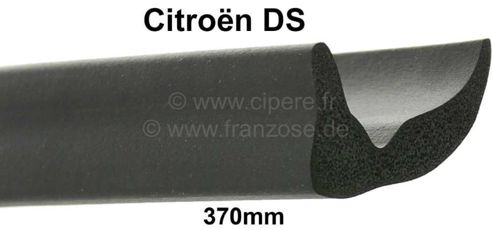 Citroen-2CV - Gear shift lever rubber sealing strip 370mm. Suitable for Citroen DS. Or. No. DV334-163