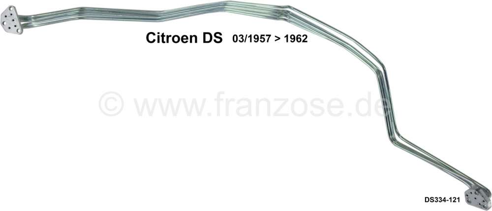 Citroen-DS-11CV-HY - Hydraulic pipe (bank of tubes) for the gear operation. Mounted between gear shift lever br