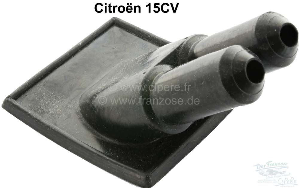 Citroen-DS-11CV-HY - Seal outside, for the switch lever case. Suitable for Citroen 15CV. Dimension: 82 x 78mm. 