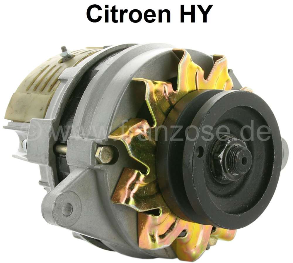 Citroen-DS-11CV-HY - Generator, in the exchange (for external battery charging regulator). Suitable for Citroen