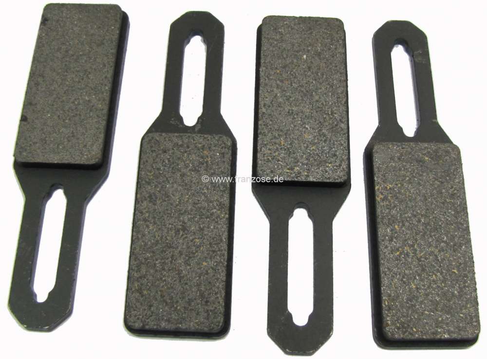 Citroen-DS-11CV-HY - SM, parking brake pads. Suitable for Citroen SM, of year of construction 1970 to 1975. Or.