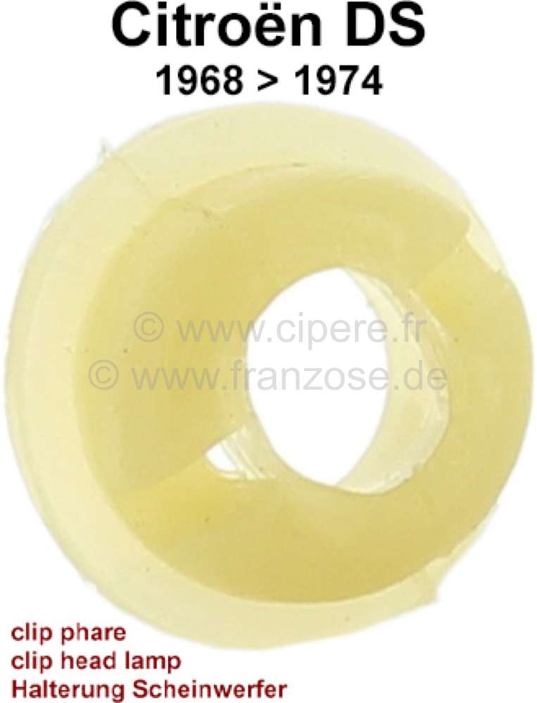 Sonstige-Citroen - Headlamp mounting bolt: Plastic insert for the pin, in the fixture at the headlamp. Suitab