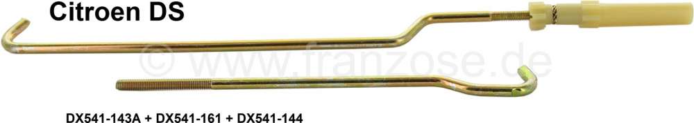 Citroen-DS-11CV-HY - Transmission rod (complete) of the steering movement to the auxiliary headlights. Consisti