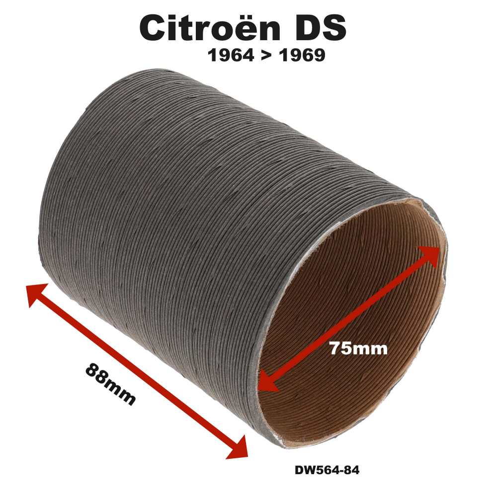 Sonstige-Citroen - Air hose for the heating, in the passenger compartment (dashboard). Suitable for Citroen D