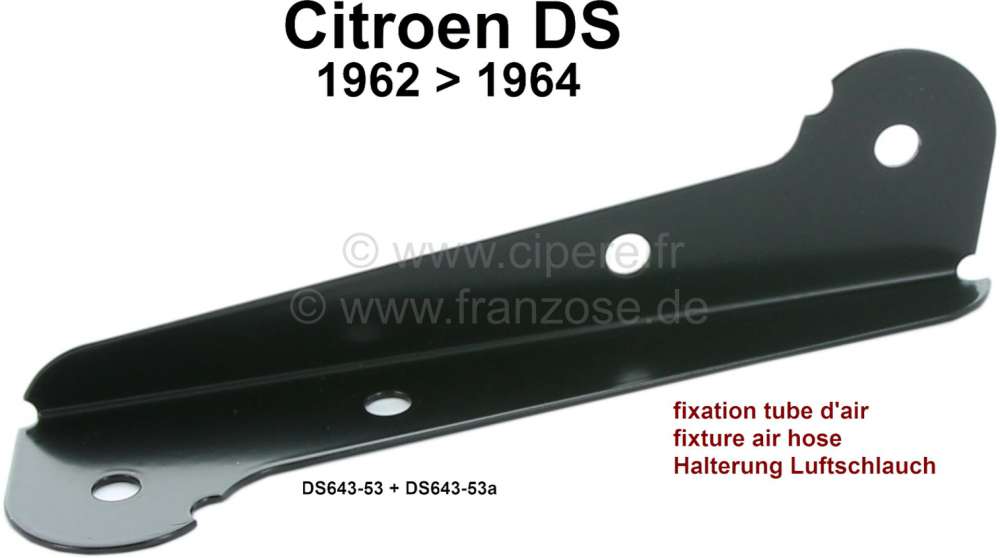 Citroen-DS-11CV-HY - Fresh air hose (heating hose) fixture, in the fender in front. Suitable for Citroen DS, of