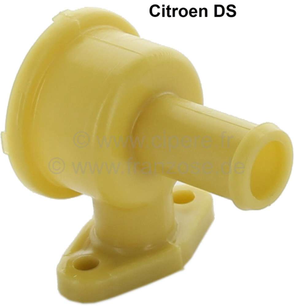 Citroen-2CV - Heater valve plastic housing (screwed on the heat exchanger). For the repair of the heatin