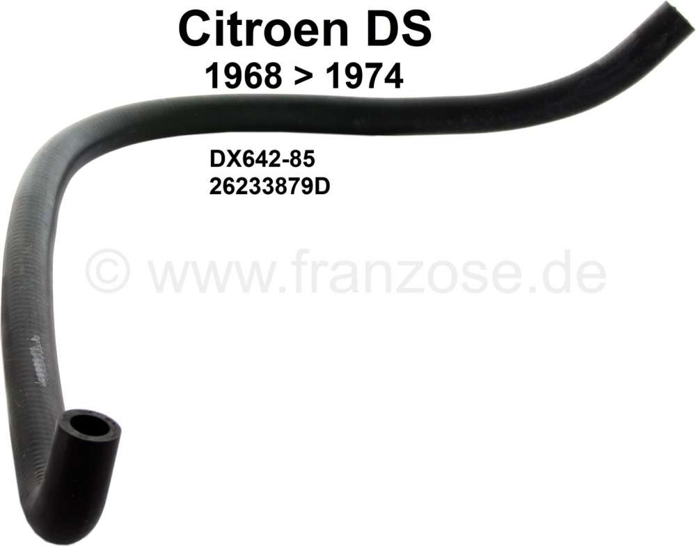 Sonstige-Citroen - Heating inlet hose. Mounted between cylinder head and the heater flow control valve. Suita