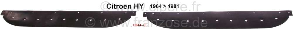 Citroen-DS-11CV-HY - Ventilation shutter rubber (2 item). Suitable for Citroen HY, starting from year of constr