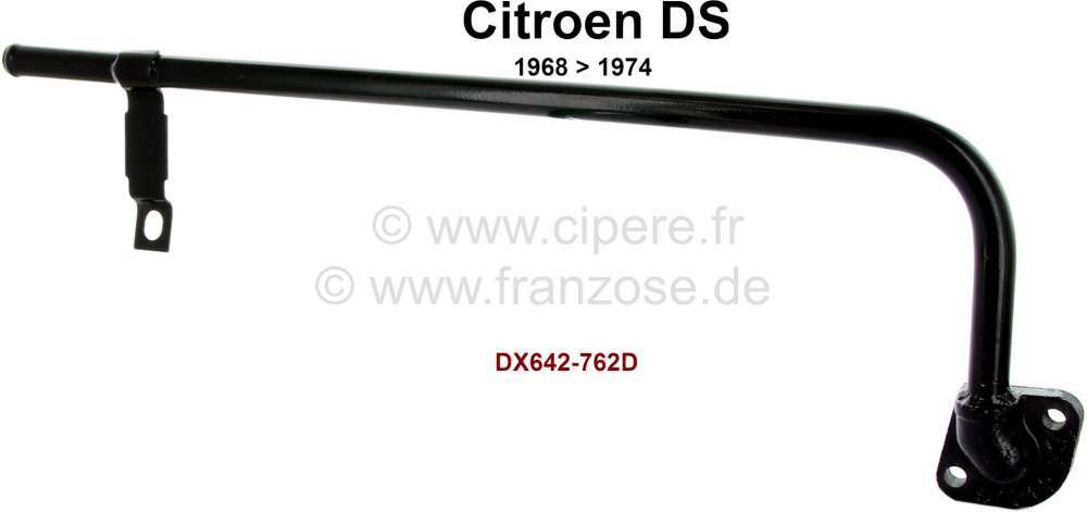 Sonstige-Citroen - Water pipe, from the heater valve to the cylinder head. Suitable for Citroen DS, starting 