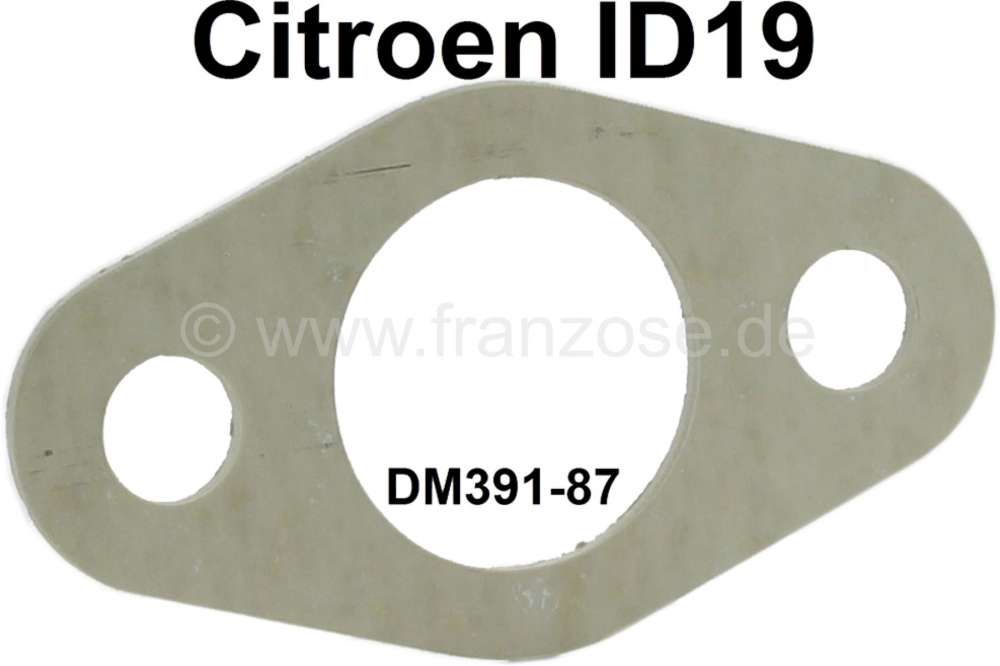 Citroen-DS-11CV-HY - Flange gasket for the 1 stamp hydraulic pump. Suitable for Citroen ID19, without power ste