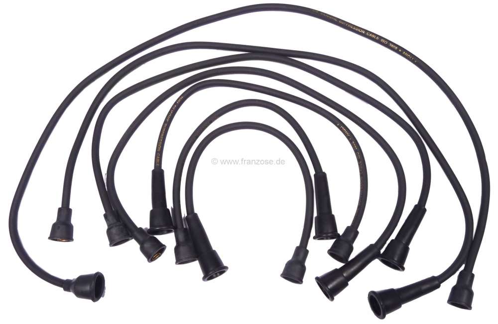 Citroen-DS-11CV-HY - Ignition cable set for Citroen 15CV. (6 cylinder).