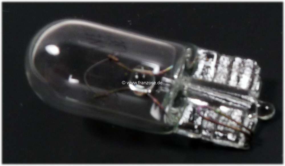 Citroen-DS-11CV-HY - Bulb 6Volt, 3 Watt, base W2.1x9,5d. (Control light)