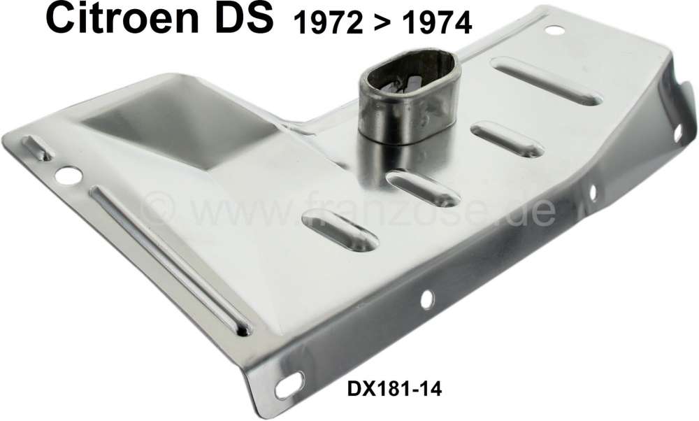 Citroen-DS-11CV-HY - Exhaust elbow heat protection shield, with outlet for preheating. Suitable for Citroen DS,
