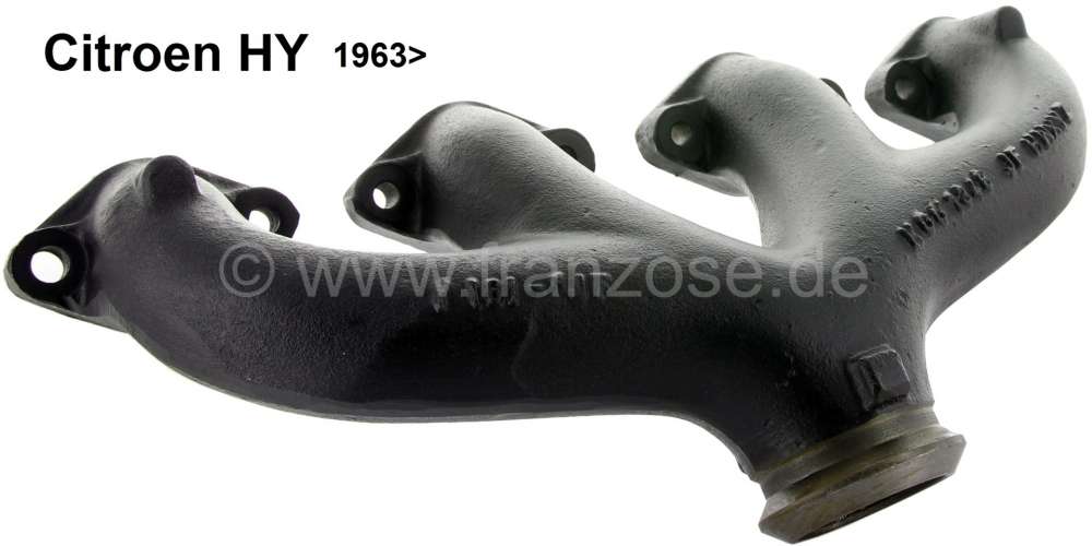 Alle - Exhaust elbow, new part. Suitable for Citroen HY, starting from year of construction 1963.