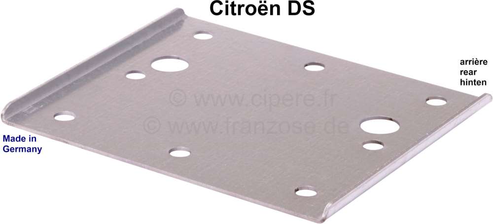 Sonstige-Citroen - Jacking point reinforcing plate rear. Suitable for Citroen DS. This plate is before the re