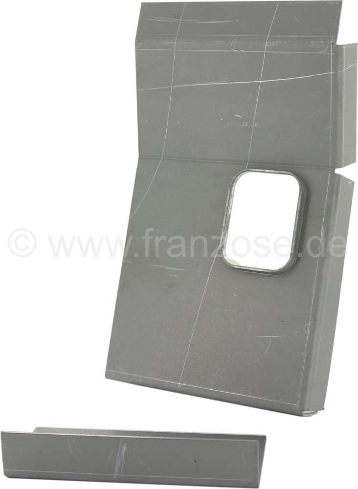 Citroen-DS-11CV-HY - Jacking point sheet metal rear on the right. Suitable for Citroen HY.