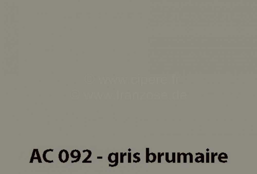 Citroen-DS-11CV-HY - Lacquer 1000ml / AC 092 - DS 70Gris Brumaire