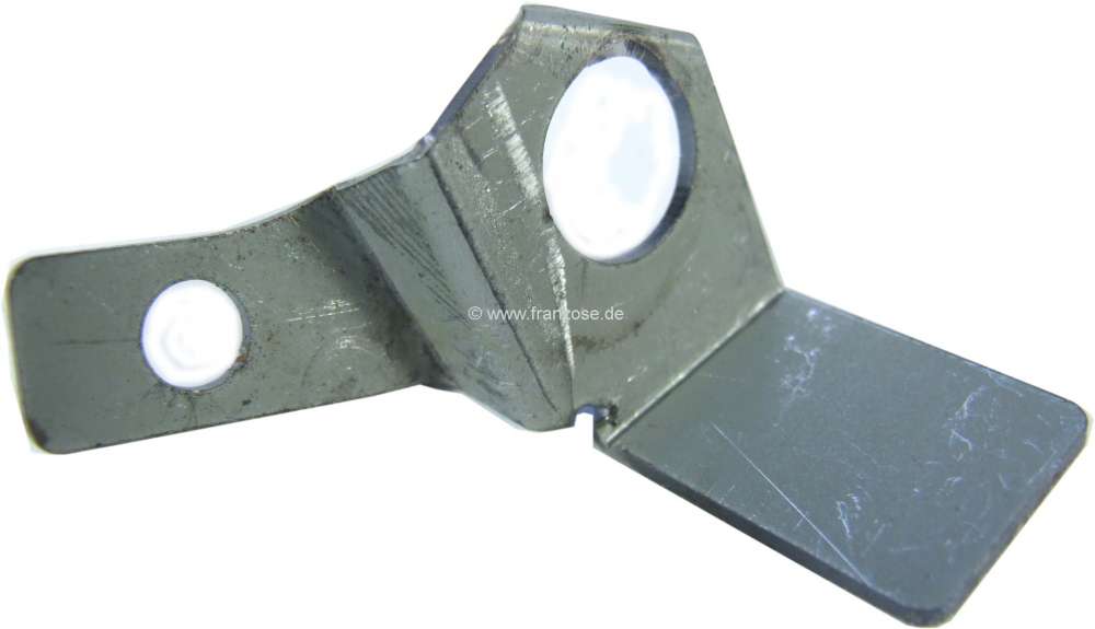 Peugeot - Luggage compartment hood. Sheet metal bracket on the left, for the mounting of the spring 