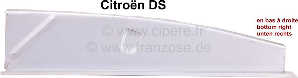 Sonstige-Citroen - Luggage compartment side wall repair sheet metal, at the bottom right (inclusive curvature