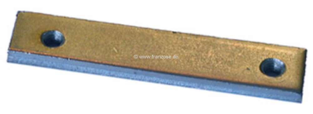 Citroen-DS-11CV-HY - Mounting plate for the striker plate. Suitable for Citroen 11CV. Dimension:  15 x 76 x 5mm