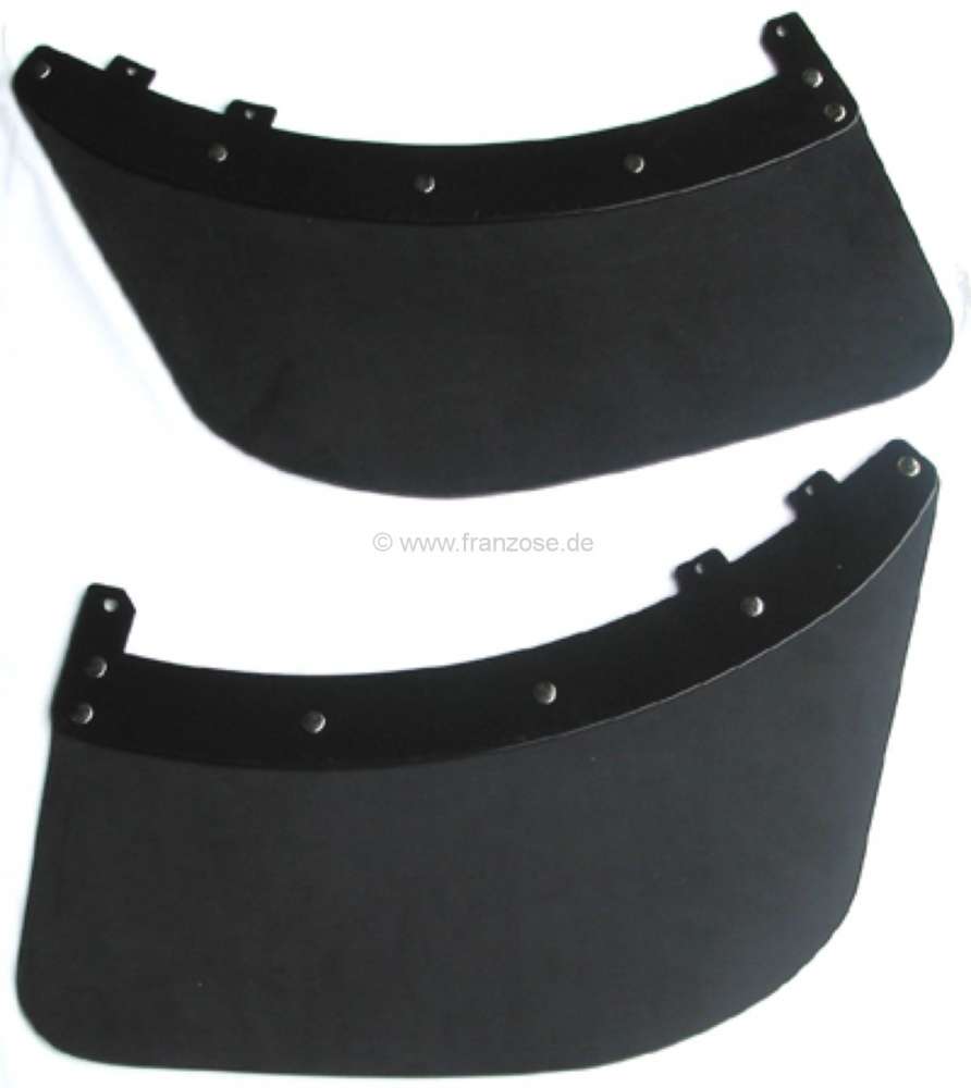 Citroen-DS-11CV-HY - Mud flap (2 pieces) rear. Suitable for Citroen 11CV + 15CV.