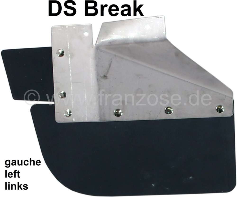 Sonstige-Citroen - Mud flap at the rear left (inclusive securement from stainless steel). Suitable for Citroe