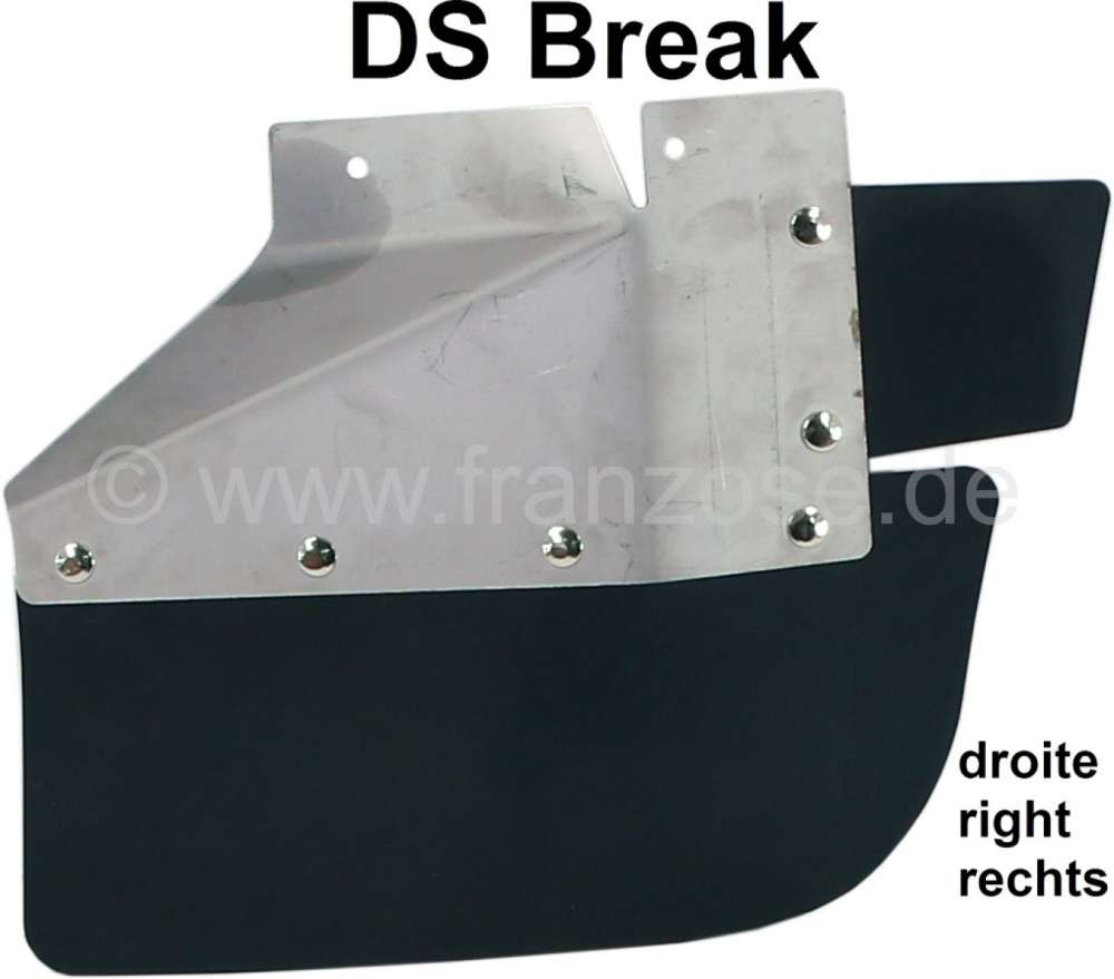 Sonstige-Citroen - Mud flap at the rear right (inclusive. Securement from stainless steel). Suitable for Citr