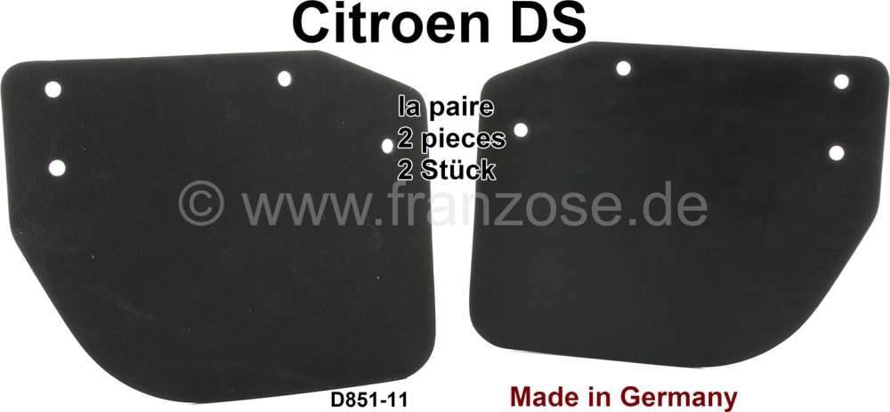 Sonstige-Citroen - Mud flap before the rear wheel. On the left + on the right( 2 pieces). Suitable for Citroe