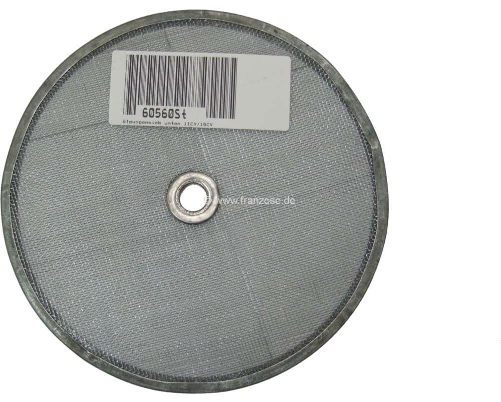 Citroen-DS-11CV-HY - Oil pump grain sieve down. Suitable for Citroen HY, 11CV + 15CV. Dimension: 150 x 10,5mm. 
