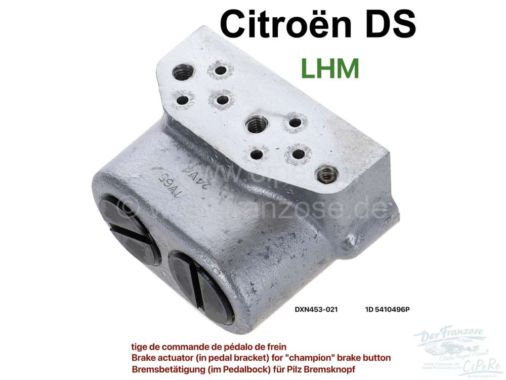 Citroen-DS-11CV-HY - Brake actuator (in pedal bracket) for 