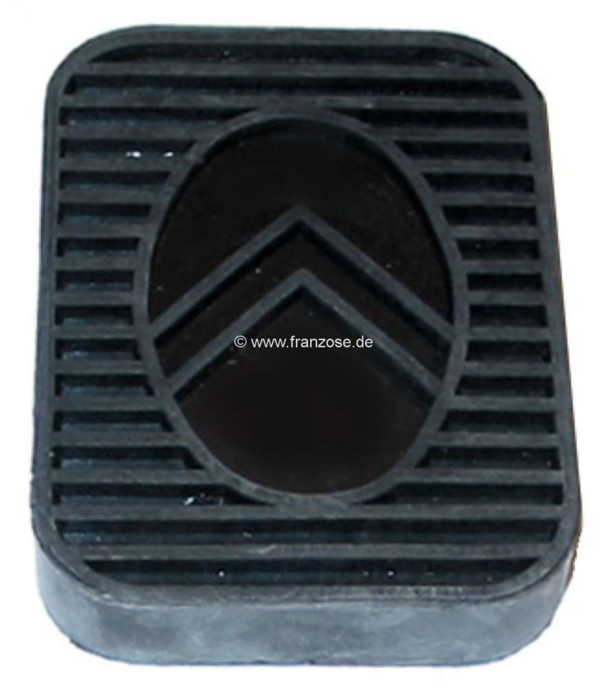 Citroen-DS-11CV-HY - Pedal rubber suitable for brake pedal + clutch pedal. Citroen 11CV/15CV. Dimension: 82.5 x