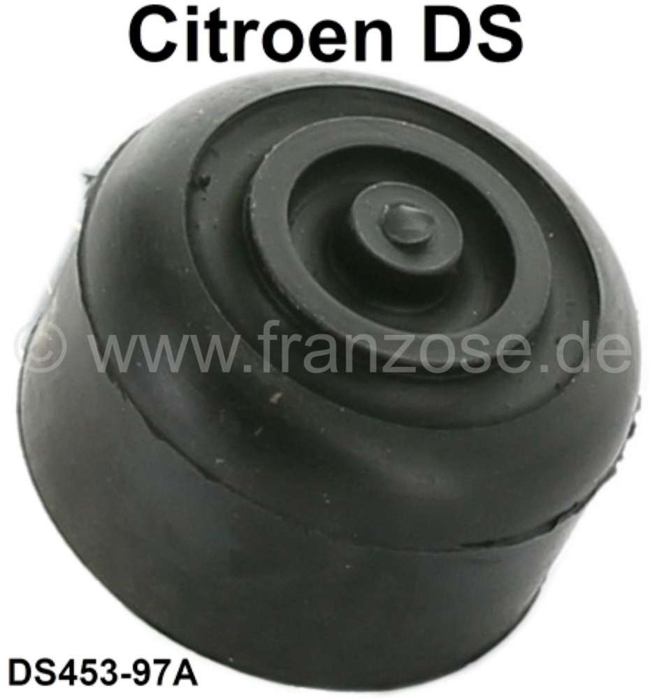 Citroen-DS-11CV-HY - Pedal rubber for the brake (small mushroom). Suitable for Citroen DS. Outside diameter: ab
