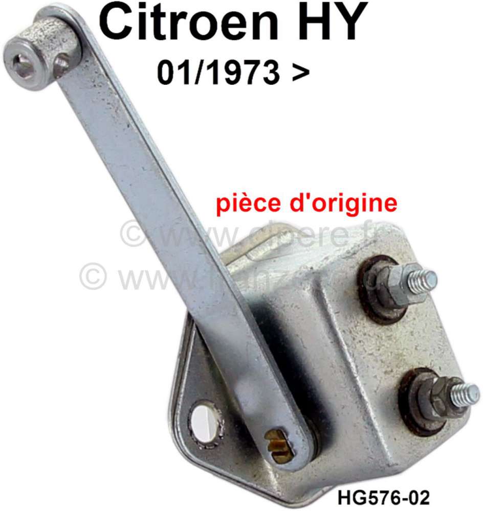 Citroen-DS-11CV-HY - Stop light switch. Suitable for Citroen HY, to year of construction 01/1973. Original one,