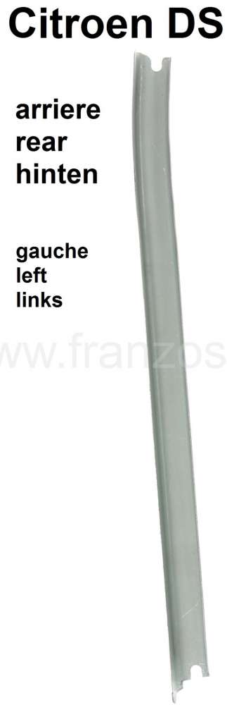 Sonstige-Citroen - U-profile on the left, for the back window (vertically, rear at the C-support). Suitable f