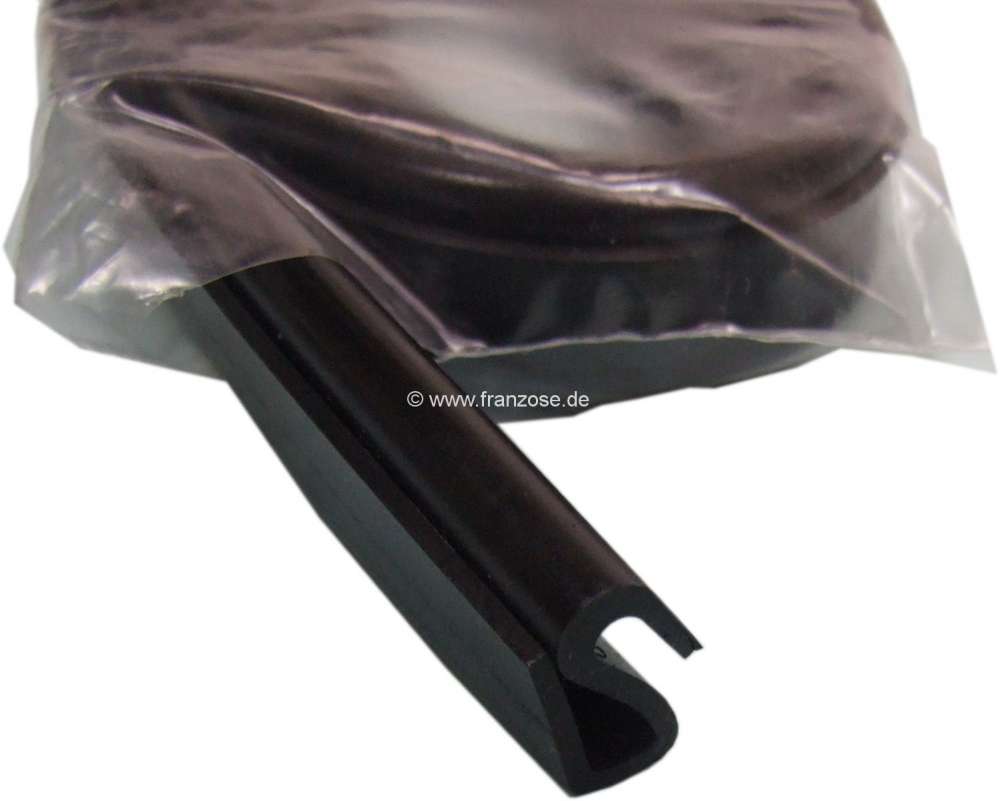 Citroen-DS-11CV-HY - Profile rubber for the door window down (61cm). Suitable for Citroen 11CV + 15CV. Or. No. 