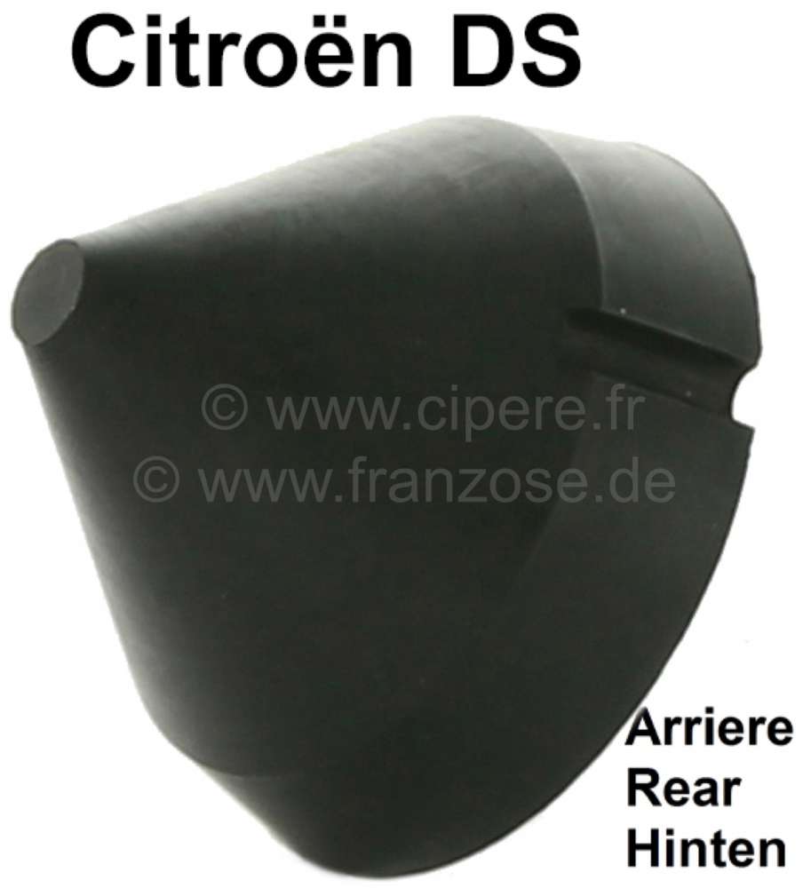 Citroen-2CV - Rubber stop round (conically), for the rear axle. Suitable for Citroen DS + SM. Citroen HY