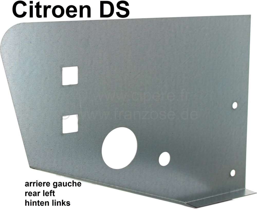 Sonstige-Citroen - Rear end panel, repair sheet metal on the left. Suitable for Citroen DS. Made in Germany.
