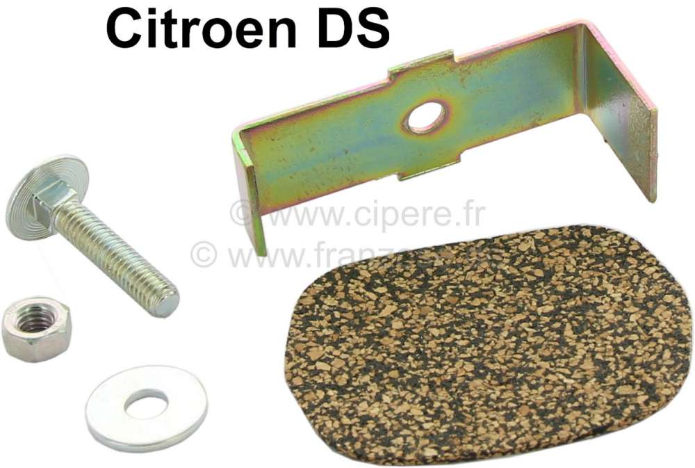 Sonstige-Citroen - Reflector securement set (Bow, cork seal, screw, nut, washer) in the rear fender. Suitable