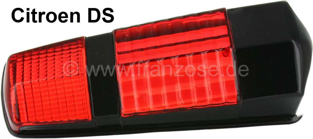 Citroen-DS-11CV-HY - Taillight cap black. On the left + on the right fitting. Suitable for Citroen DS, to year 
