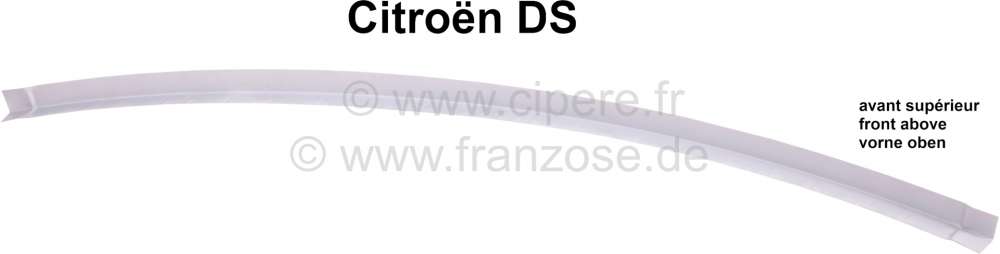 Citroen-DS-11CV-HY - Roof frame reinforcement above, inside. Suitable for Citroen DS. Or. No. D961-147