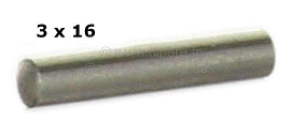Renault - Safety pin, for the securement of the door handle inside + the window crank. Suitable for 
