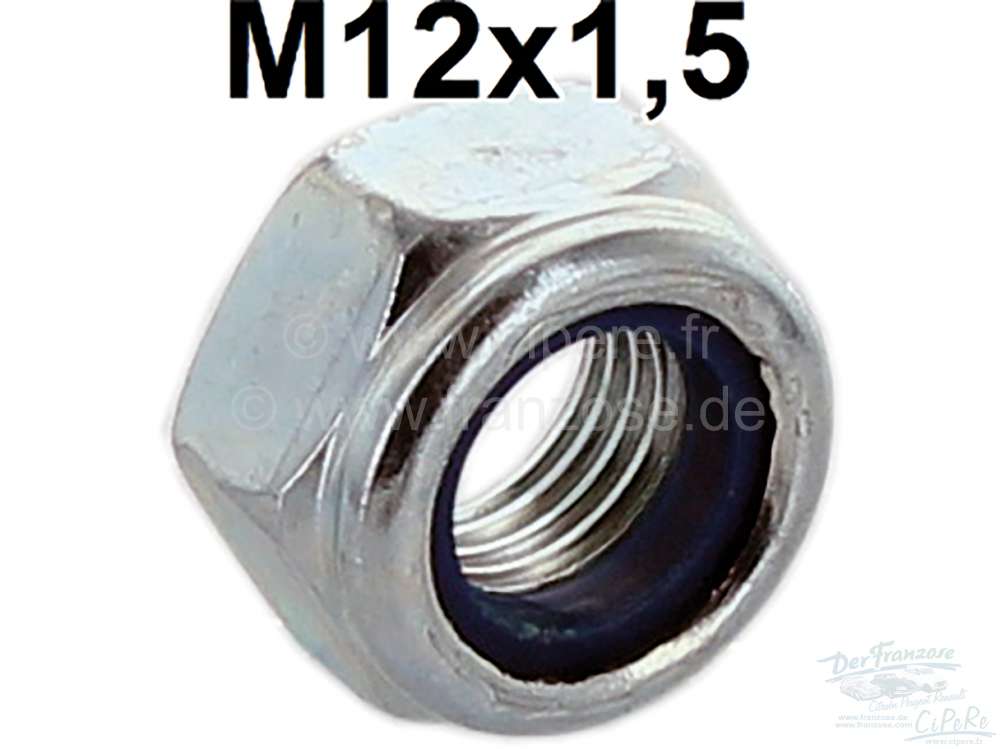 Alle - Nut selflocking M12 x 1,5.
