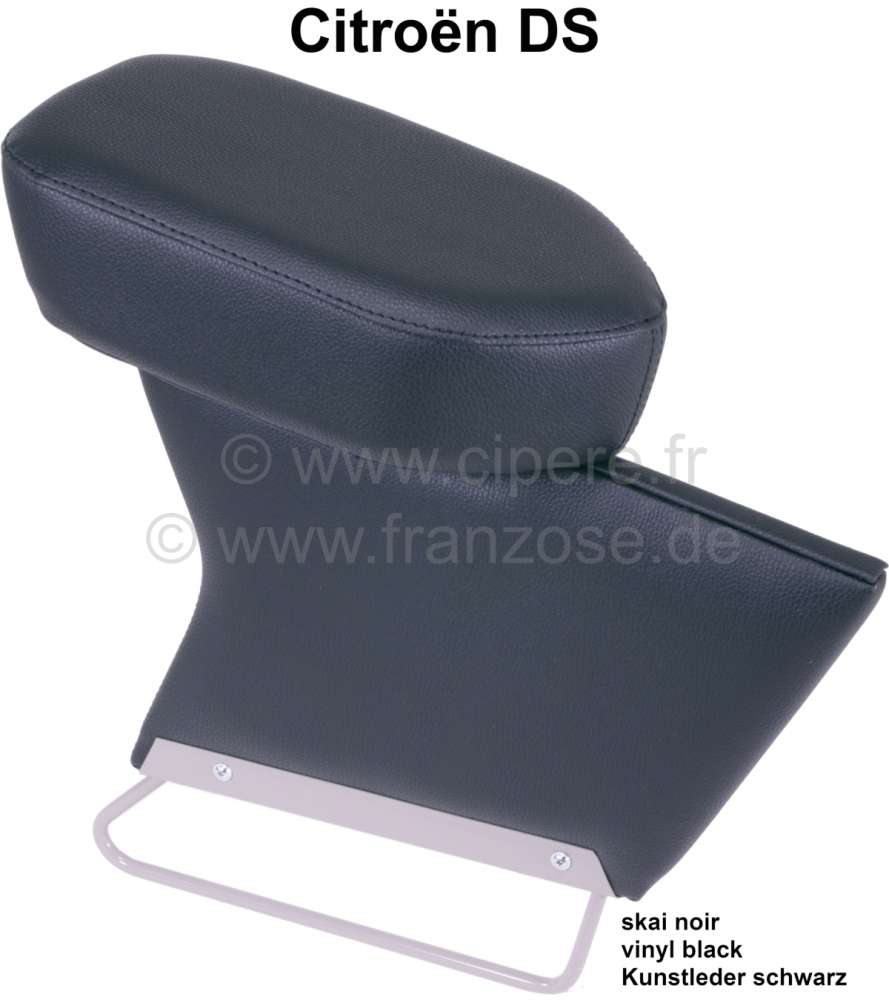 Sonstige-Citroen - Center arm rest, suitable for Citroen DS. Vinyl black.