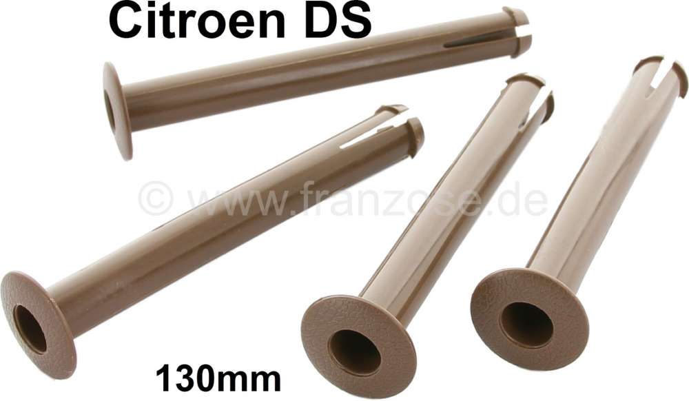 Citroen-DS-11CV-HY - Head rest: 4x synthetic guide (for the securement in the backrest). Color brown. Dimension