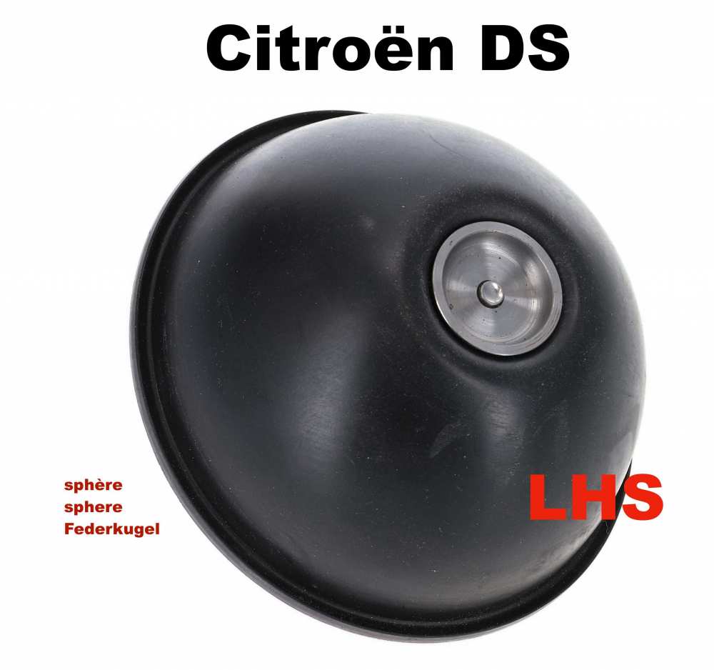 Citroen-DS-11CV-HY - Diaphragm, for screwed sphere (suspension ball). Hydraulic system LHS. Suitable for Citroe