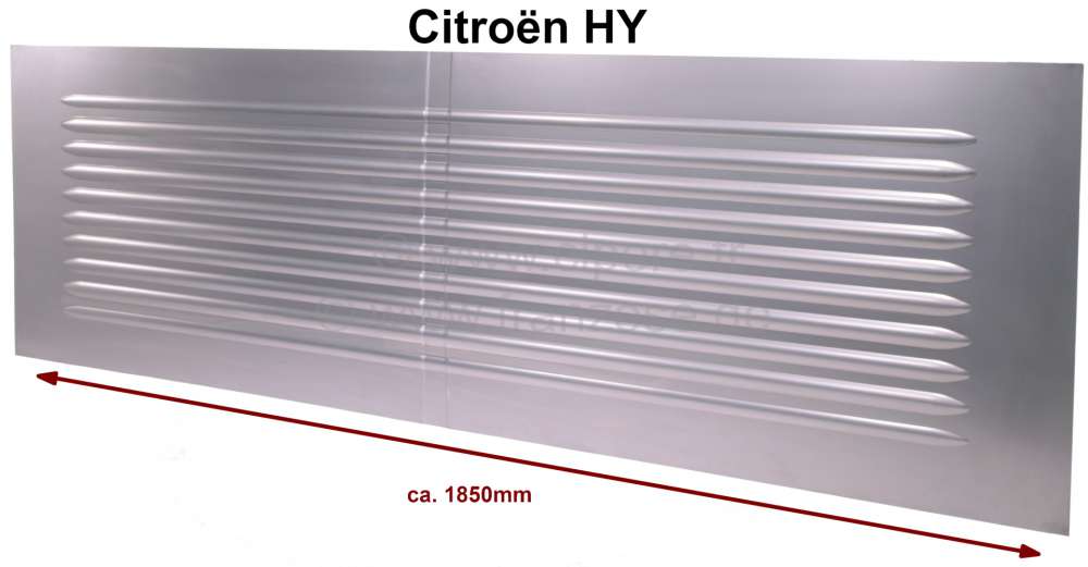 Citroen-DS-11CV-HY - Side plate with flanges. Flanges length: about 1640mm. Sheet metal length: about 1850mm. S