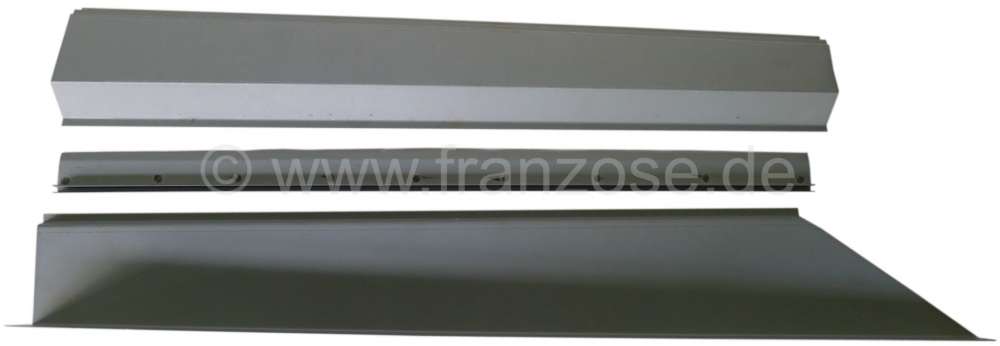 Peugeot - Side wall at the rear right. Repair sheet metal (3 sheet metals) underneath rear side wind